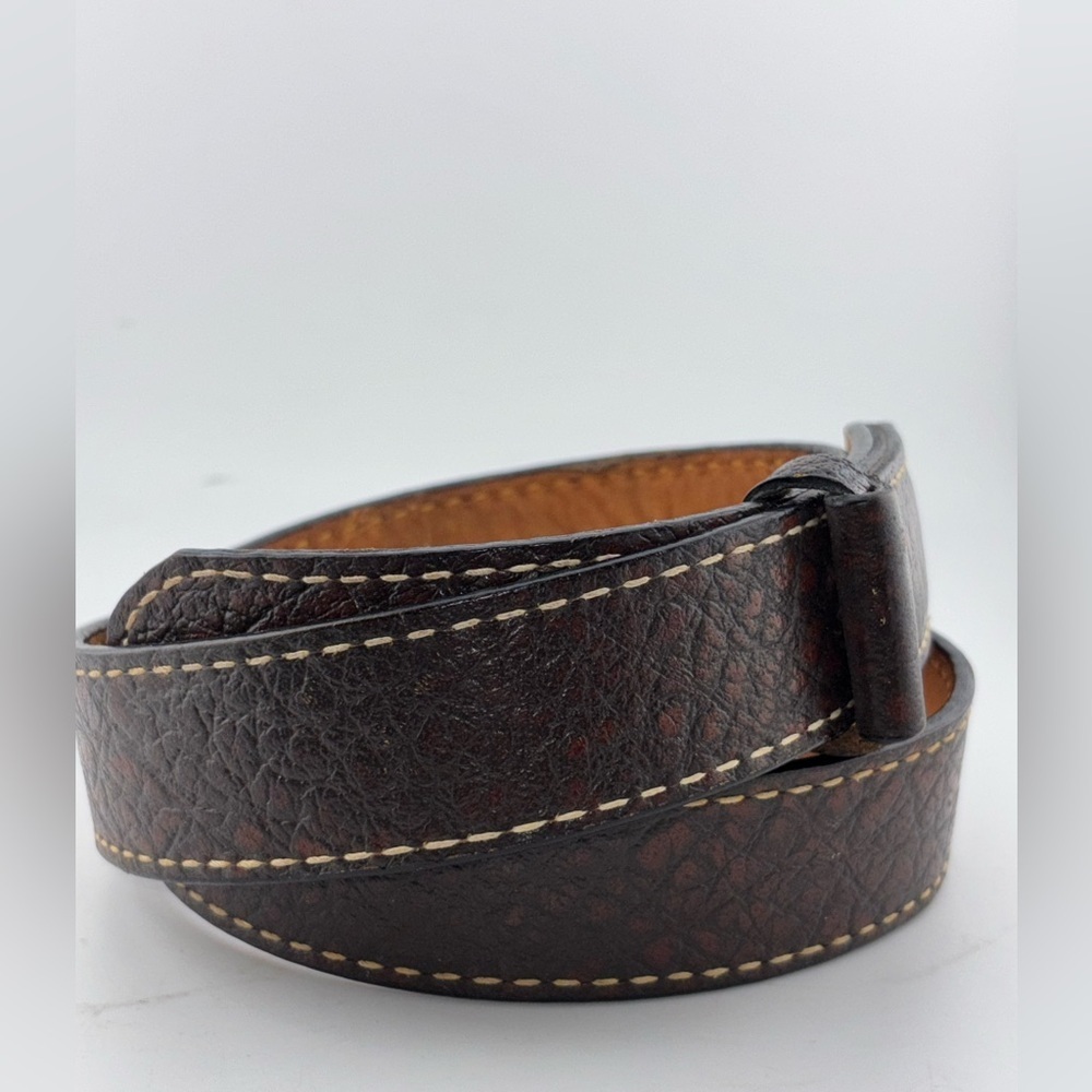 VINTAGE TONY LAMA Belt 36 Brown Cowhide leather Western Cowboy Rodeo​​ - Picture 2 of 8
